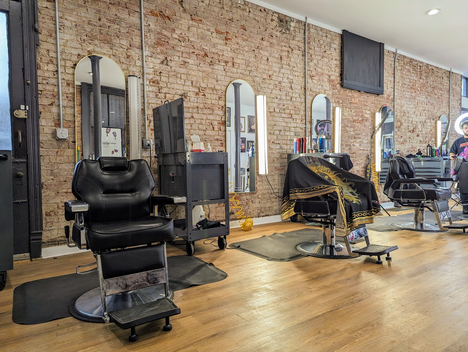 Vintage Barber Company shop interior